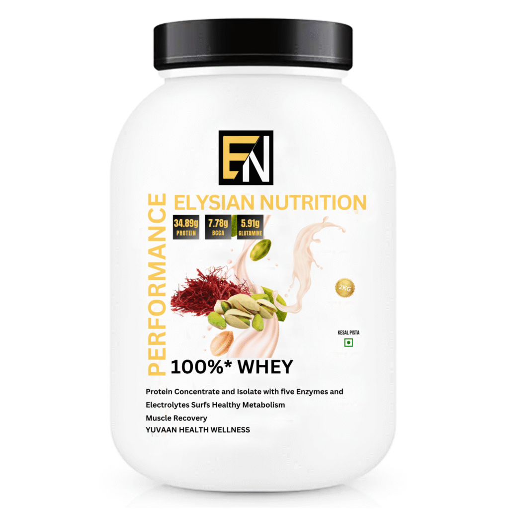 Elysian Nutrition 100% Whey Kesar Pista 2 KG