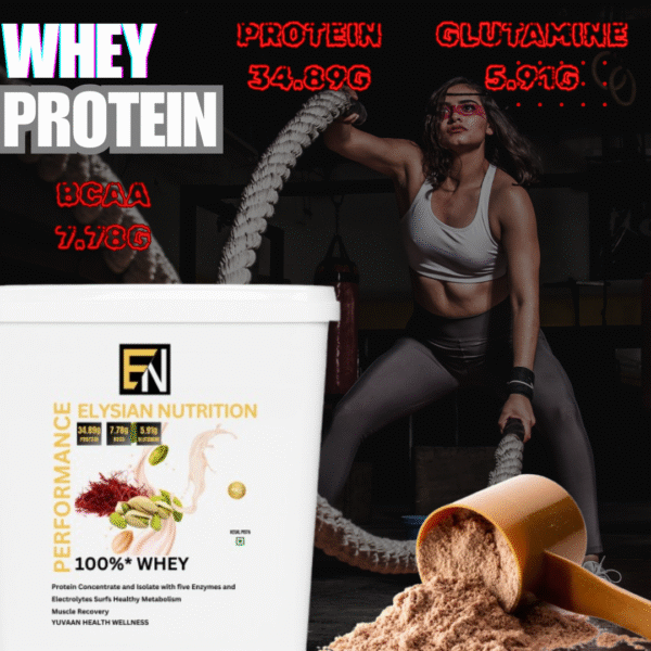 Elysian Nutrition 100% Whey Kesar Pista4KG - Image 4