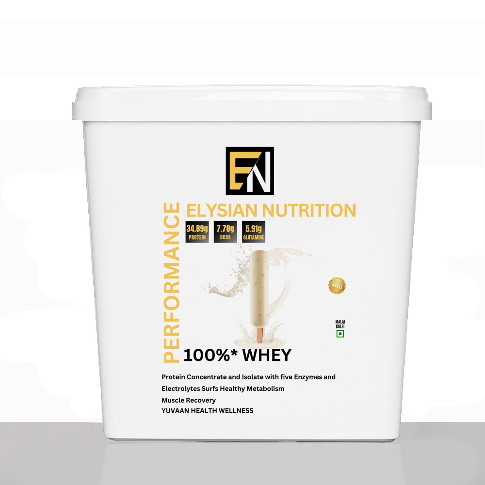 Elysian Nutrition 100% Whey Malai Kulfi 4KG